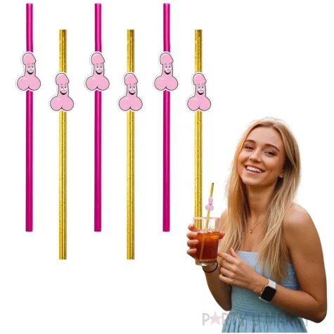 xx slomki peniski zloto rozowe x6