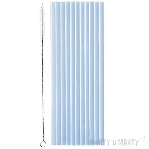 xx slomki plastikowe 23 cm blekitny 1 op 12 szt