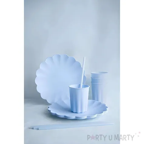 xx slomki plastikowe 23 cm blekitny 1 op 12 szt