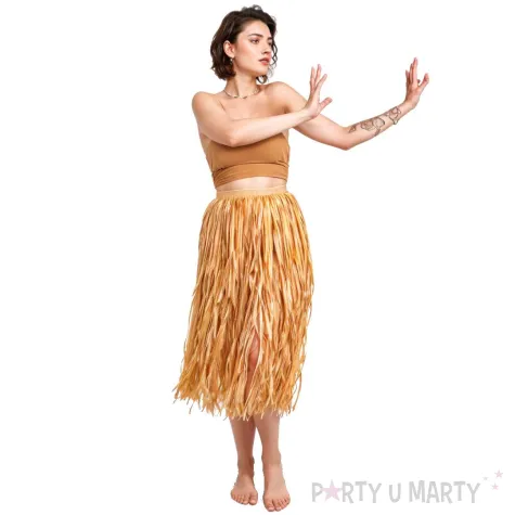 xx spodnica z rafii rozmiar dla doroslych slomkowa