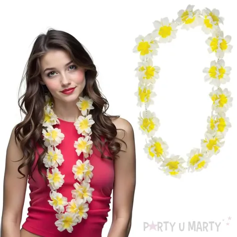 xx stai naszyjnik hawajski hibiskus