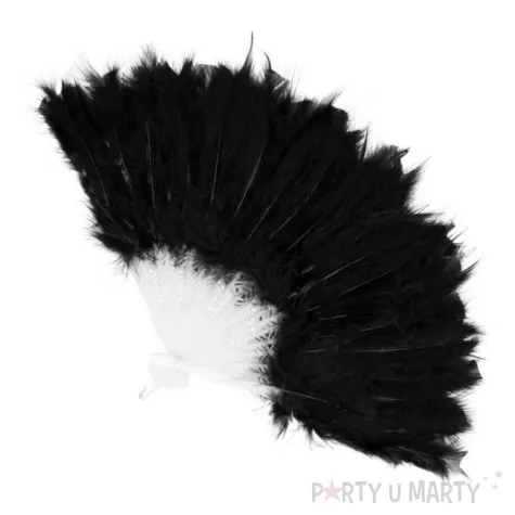 xx stai wachlarz flapper czarny