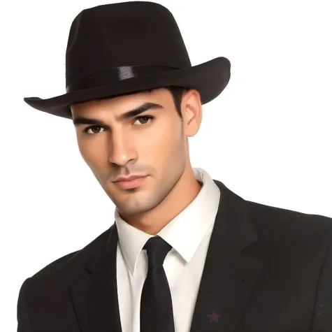 xx stak kapelusz mafia czarny