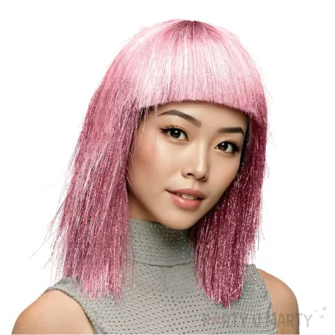 xx stap peruka rozowa z grzywka