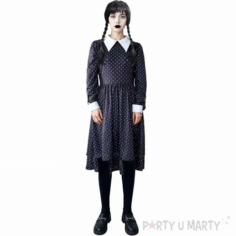 xx stdo stroj dla doroslych gotycka uczennica sukienka rozm m