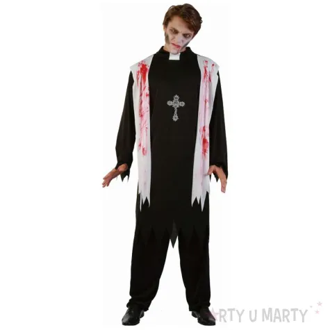 xx stdo stroj dla doroslych krwawy ksiadz sutanna z kamizelka rozm 56
