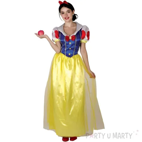 xx stdo zestaw dla doroslych balowa krolewna sniezka sukienka opaska rozm s