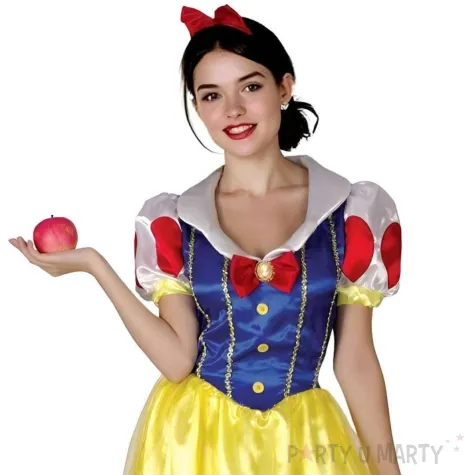 xx stdo zestaw dla doroslych balowa krolewna sniezka sukienka opaska rozm s