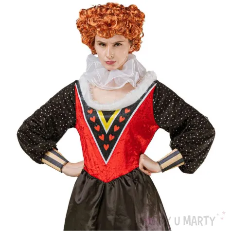 xx stdo zestaw dla doroslych dama kier sukienka kolnierzyk rozm s