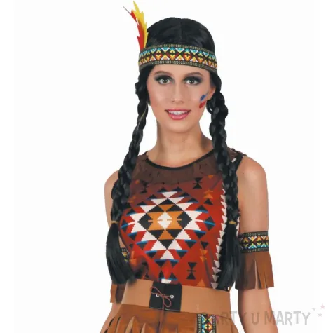 xx stdo zestaw dla doroslych indianka opaska sukienka pasek naramienniki rozm m