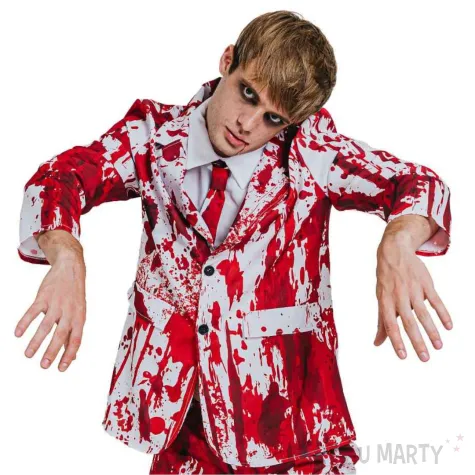 xx stdo zestaw dla doroslych krwawy pan mlody koszula krawat spodnie rozm 52