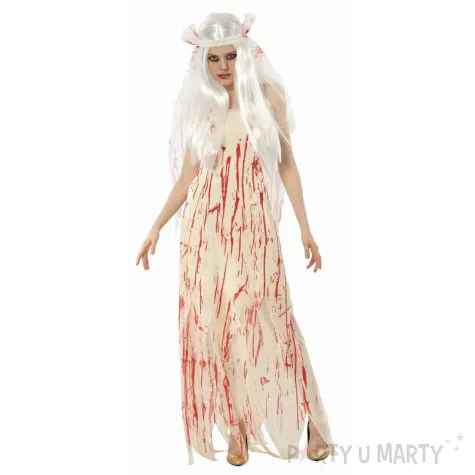 xx stdo zestaw dla doroslych upiorna panna mloda sukienka nakrycie glowy rozm m