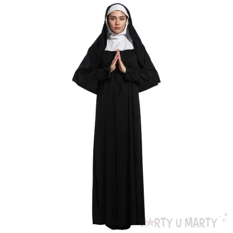 xx stdo zestaw dla doroslych zakonnica nakrycie glowy sukienka rozm uniw