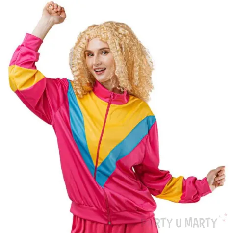 xx stdo zestaw dla kobiet disco lata 80 bluza spodnie rozm m