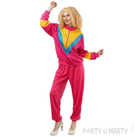 xx stdo zestaw dla kobiet disco lata 80 bluza spodnie rozm s