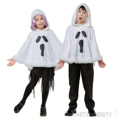 xx stdz ponczo dla dzieci z kapturem duszek rozm uniw