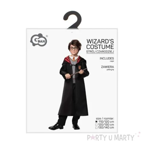 xx stdz stroj dla dzieci czarodziej peleryna rozm 110 120 cm
