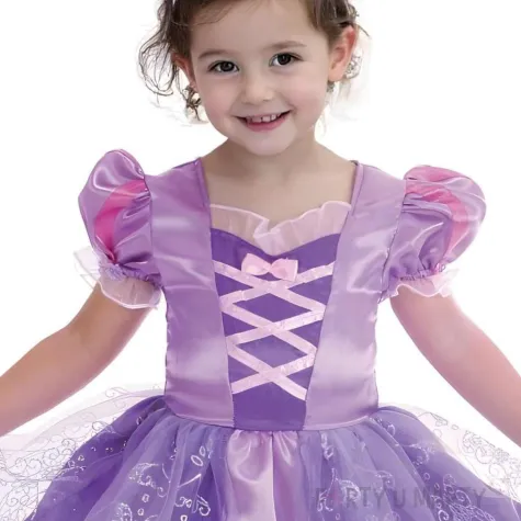 xx stdz stroj dla dzieci fioletowa ksiezniczka sukienka rozm 92 104 cm