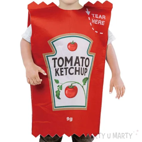 xx stdz stroj dla dzieci keczup bluzka rozm 92 104 cm