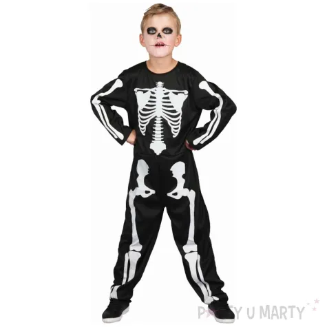 xx stdz stroj dla dzieci kosciotrup kombinezon rozm 110 120 cm