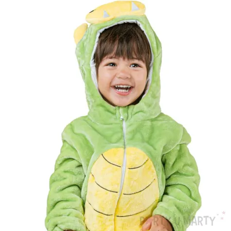 xx stdz stroj dla dzieci maly dinozaur kombinezon z kapturem rozm 92 104 cm