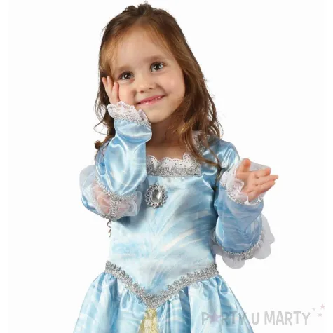 xx stdz stroj dla dzieci niebieska ksiezniczka sukienka rozm 92 104 cm