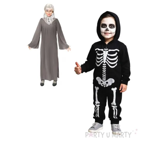 xx stdz stroj dla dzieci szara czarodziejka sukienka rozm 110 120 cm