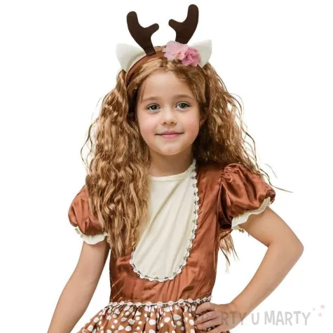 xx stdz zestaw dla dzieci jelonek sukienka opaska rozm 110 120 cm