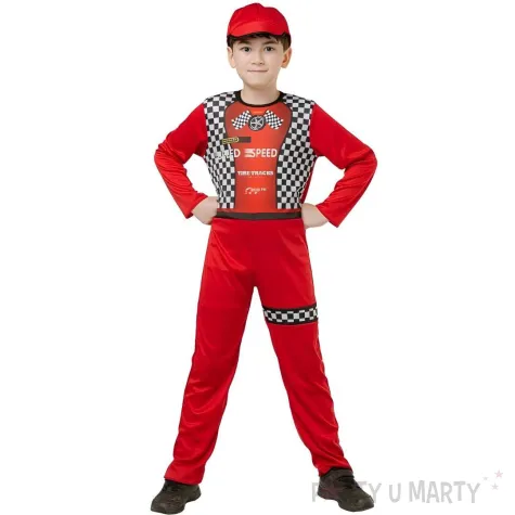 xx stdz zestaw dla dzieci kierowca rajdowy kombinezon czapka rozm 130 140 cm