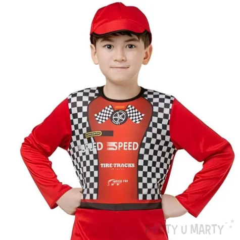 xx stdz zestaw dla dzieci kierowca rajdowy kombinezon czapka rozm 130 140 cm