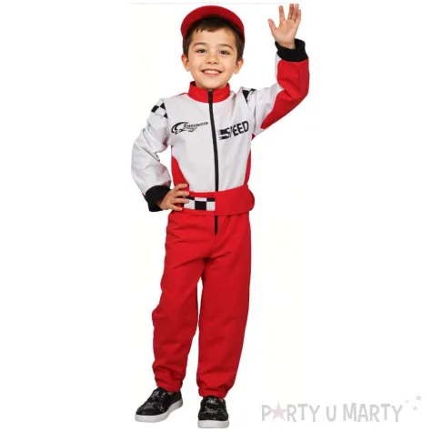xx stdz zestaw dla dzieci kierowca rajdowy kombinezon pasek czapka rozm 92 104 cm