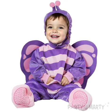 xx stdz zestaw dla dzieci maly motylek kombinezon kaptur skrzydla buciki rozm 92 104 cm