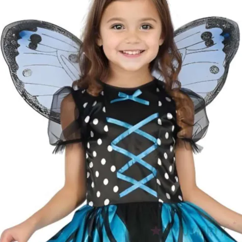 xx stdz zestaw dla dzieci motylkowa wrozka sukienka opaska skrzydla rozm 110 120 cm