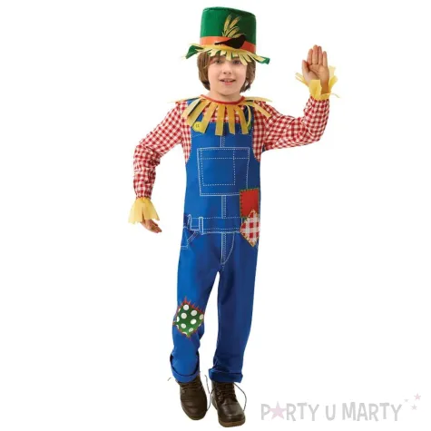 xx stdz zestaw dla dzieci strach na wroble czapka kombinezon rozm 130 140 cm