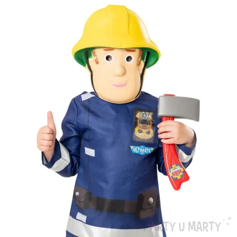 xx stdz zestaw dla dzieci strazak sam maska spodnie top rozm 3 4 lata