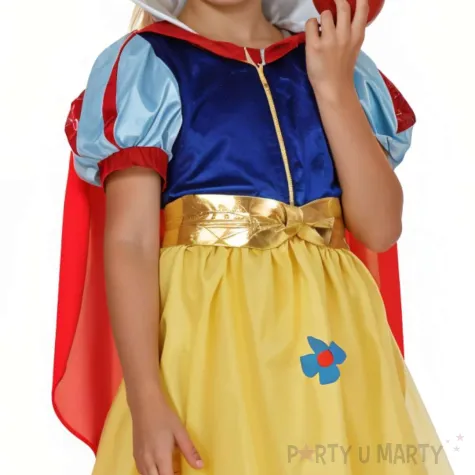 xx stdz zestaw dla dzieci suknia balowa krolewna sniezka sukienka peleryna z kolnierzem pasek