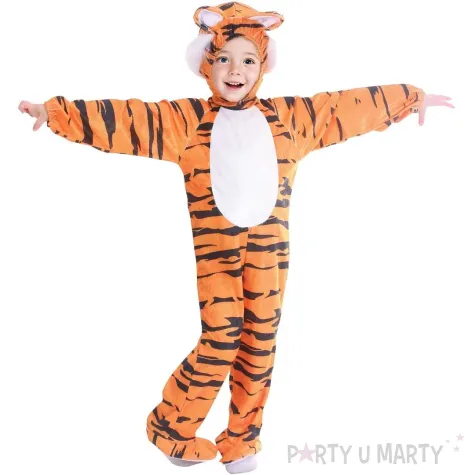 xx stdz zestaw dla dzieci tygrysek kombinezon kaptur rozm 92 104 cm