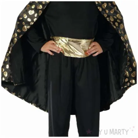 xx stdz zestaw dla dzieci zloty wampir peleryna pasek rozm 130 140 cm