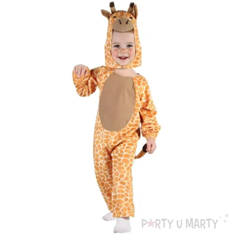 xx stdz zestaw dla dzieci zyrafka kombinezon z kapturem ogon rozm 92 104 cm