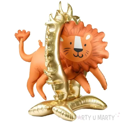 xx stojacy balon foliowy lew 97x97 cm mix