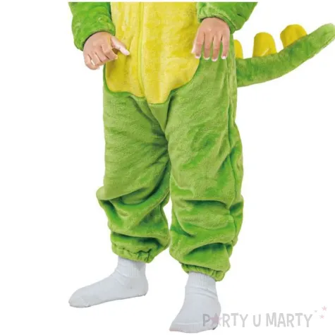 xx stroj dla dzieci dinozaur kombinezon z kapturem rozm 92 104 cm