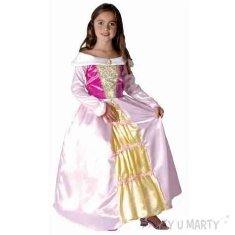 xx stroj dla dzieci spiaca krolewna sukienka rozm 130 140 cm