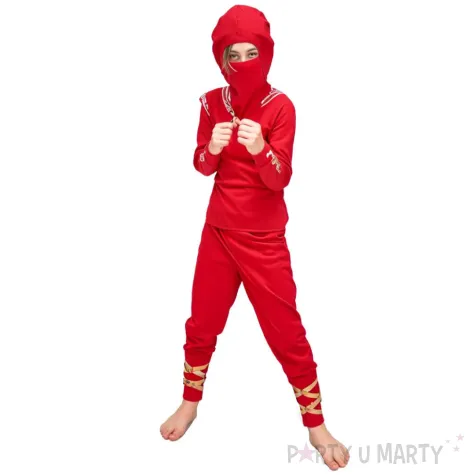 xx stroj ninja czerwony rozmiar 96 116 cm