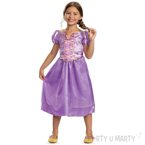 xx stroj rapunzel classic tangled princess licencja rozm m 7 8 lat
