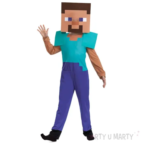 xx stroj steve minecraft licencja rozm m 7 8 lat