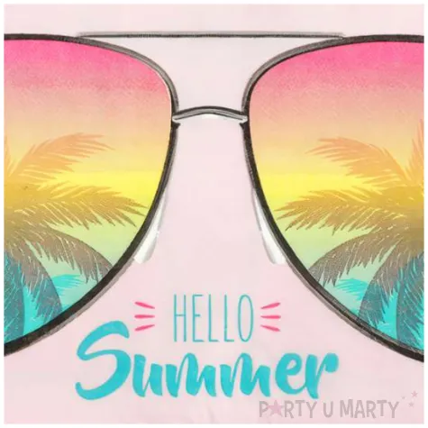 xx summer napkin 99 multicoloured 40 x 33 cm