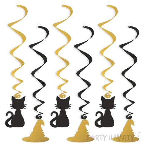 xx swiderki andrzejkowe czarno zlote x6