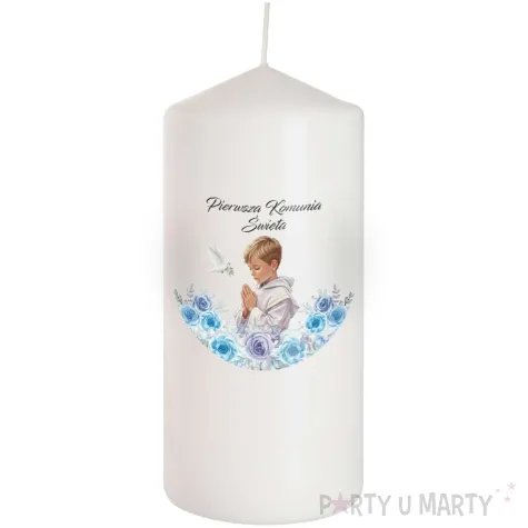 xx swieca komunia chlopiec w albie