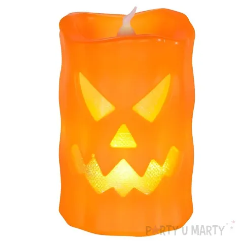 xx swieczka led dynia 10x6 cm