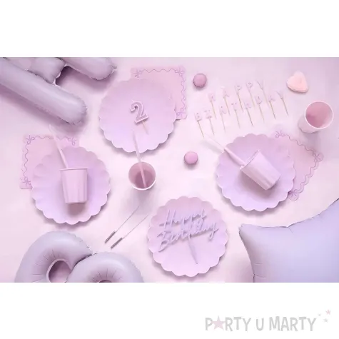 xx swieczki urodzinowe happy birthday 2 5 cm fioletowy 1 op 13 szt